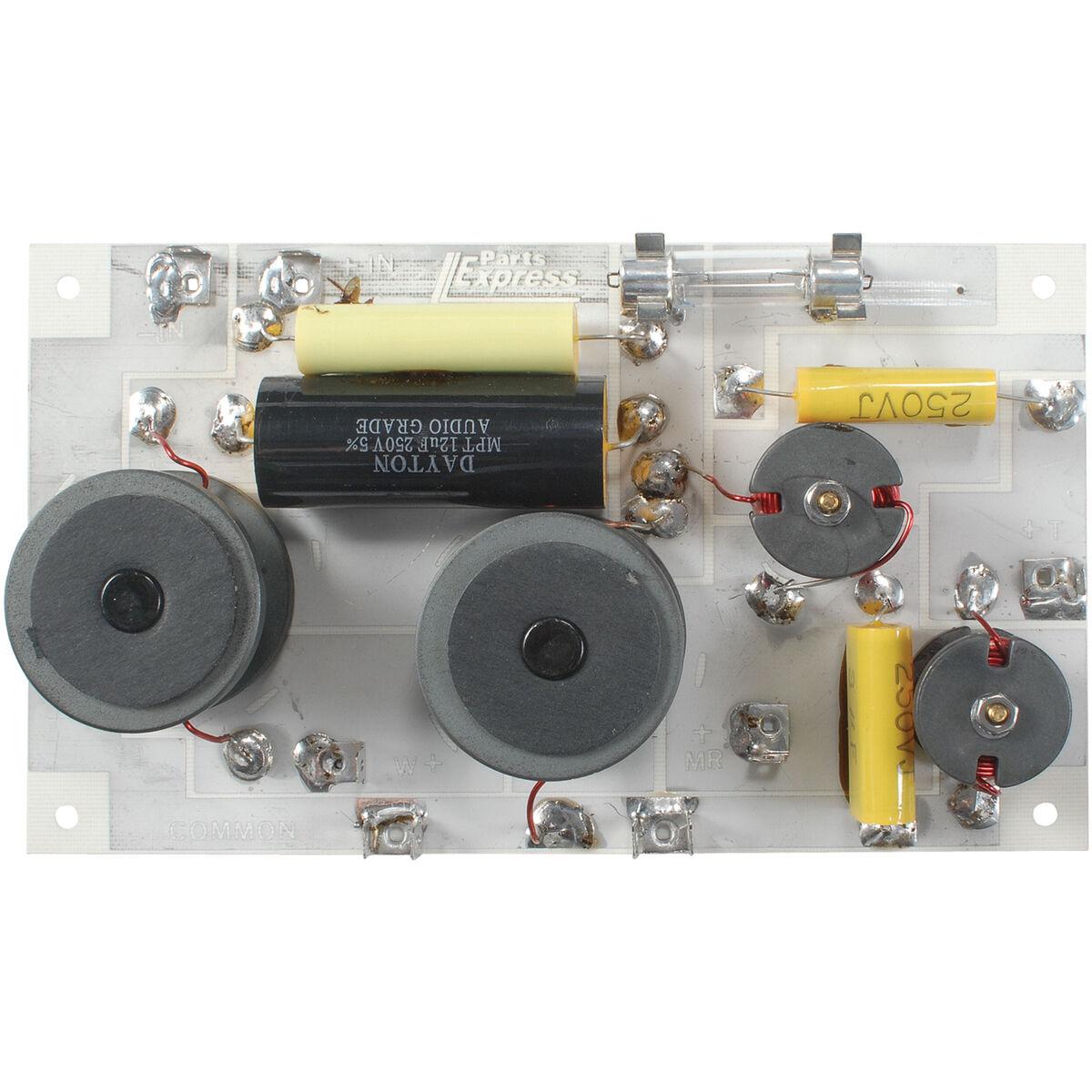 thumbnail image 2 of 2 Way Crossover Pair 500 Watt High Power 6 Or 8 Ohms With 2 Square Terminal Cups | The Webstore 2 of 14
